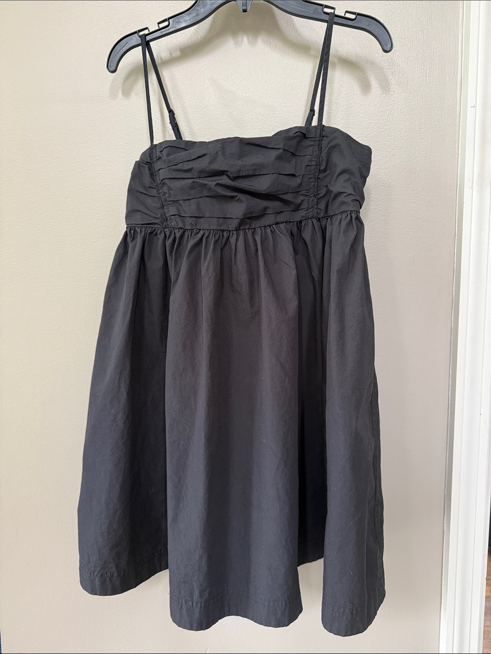 Sunday Best Black Spaghetti-Strap Mini Dress